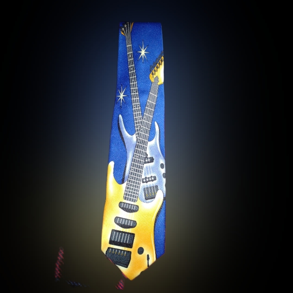 Parquet Guitar tie